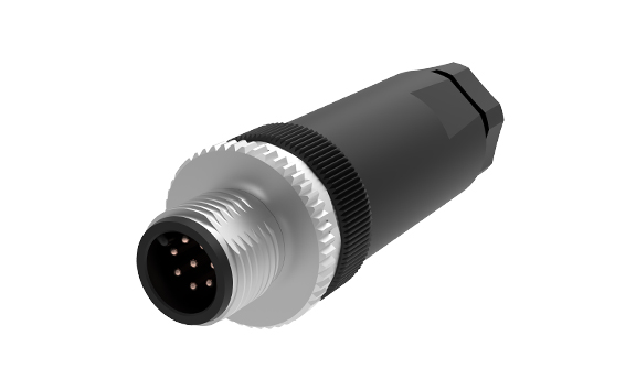 M12非屏蔽连接器直头
