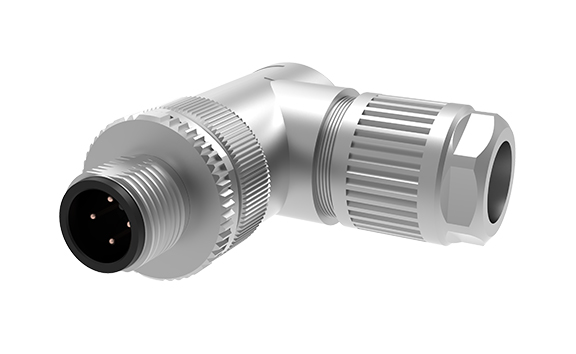 M12屏蔽连接器弯头